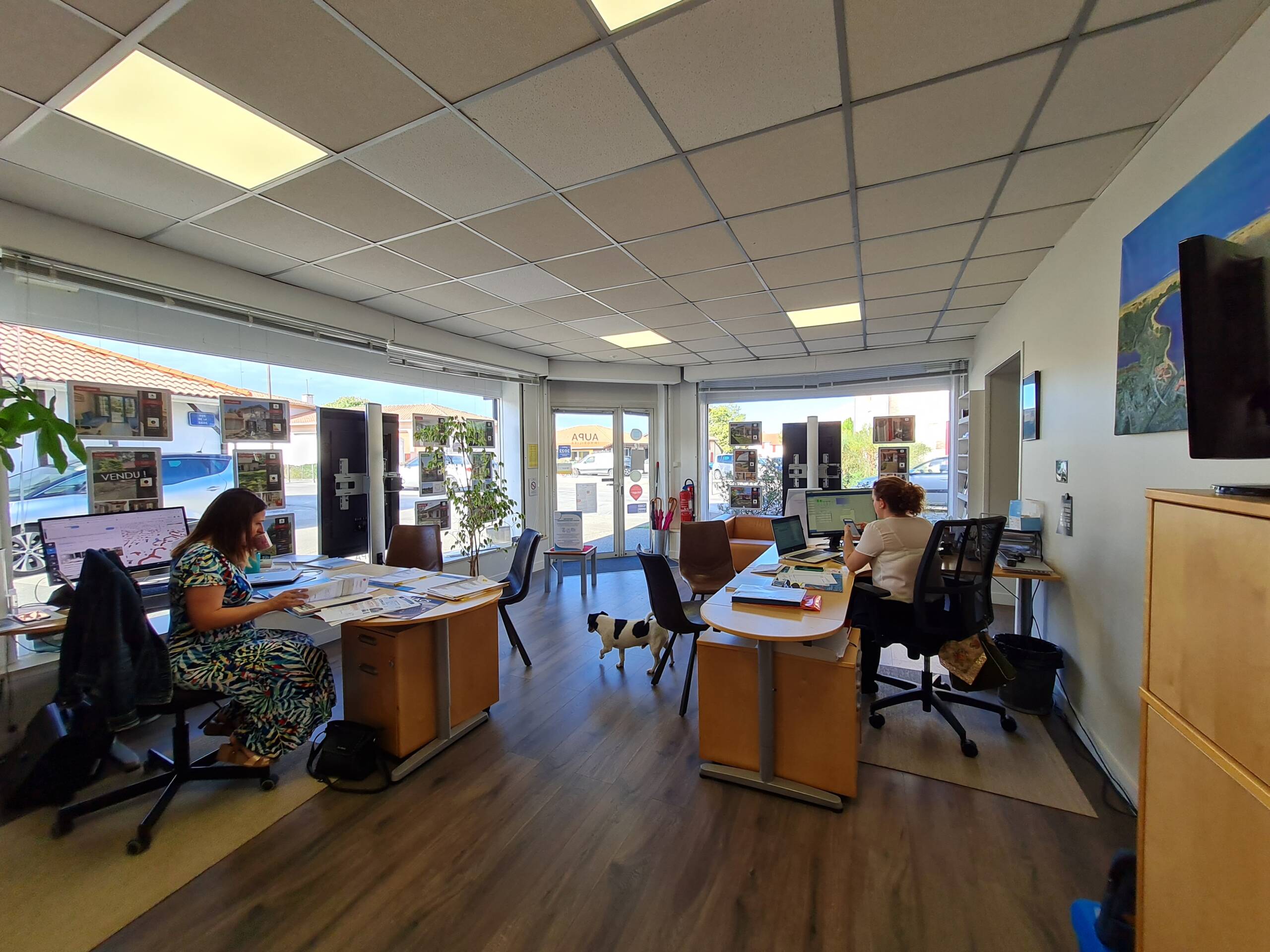accueil et bureau location avant